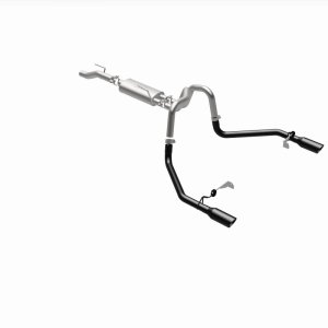 Ford F-150 Performance Exhaust - Dual-Split Rear Exit - Magnaflow - Street Series Cat-Back - Black - `21-`25