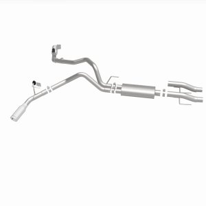 Ford F-150 Performance Exhaust - Rear - Magnaflow - Street Series Cat Back, Dual Tips - Polished - `15-`25