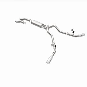 Ford F-150 Performance Exhaust - Rear - Magnaflow - Street Series Cat Back, Dual Tips - Polished - `15-`25