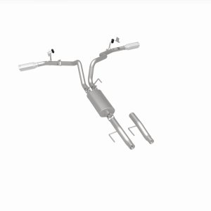 Ford F-150 Performance Exhaust - Rear - Magnaflow - Street Series Cat Back, Dual Tips - Polished - `15-`25