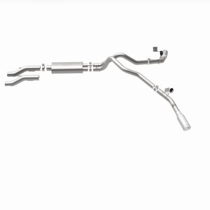 Ford F-150 Performance Exhaust - Rear - Magnaflow - Street Series Cat Back, Dual Tips - Polished - `15-`25