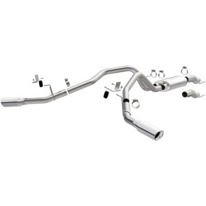 Ford F-150 Performance Exhaust - Rear - Magnaflow - Street Series Cat Back, Dual Tips - Polished - `15-`25