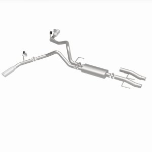 Ford F-150 Performance Exhaust - Rear - Magnaflow - Street Series Cat Back, Dual Tips - Polished - `15-`25