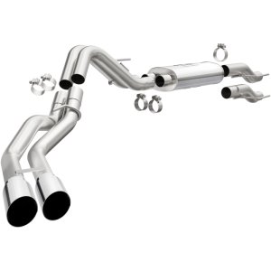 Ford F-150 Performance Exhaust - Rear Exit - Magnaflow - Street Series Cat-Back - Polished - `15-`23