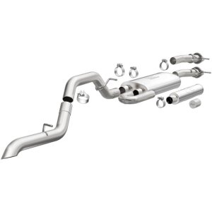 GMC Canyon Performance Exhaust - Rear Exit - Magnaflow - Overland Series Cat-Back - Stainless - `15-`22