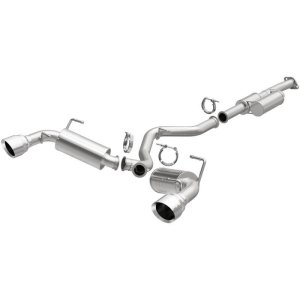 Scion FR S Performance Exhaust - Dual Rear Exit - Magnaflow - NEO Series Cat-Back with No Drone Technology (NDT), Mandrel Bent, 4.5