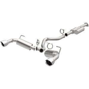 Toyota GR86 Performance Exhaust - Dual Rear Exit - Magnaflow - NEO Series Cat-Back with No Drone Technology (NDT), Mandrel Bent, 4.5