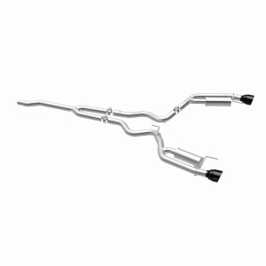 Ford Mustang Performance Exhaust - Rear - Magnaflow - Competition Series Cat-Back - Black Chrome - 2024+
