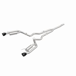 Ford Mustang Performance Exhaust - Rear - Magnaflow - Competition Series Cat-Back - Black Chrome - 2024+