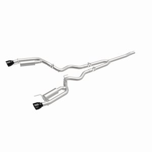 Ford Mustang Performance Exhaust - Rear - Magnaflow - Competition Series Cat-Back - Black Chrome - 2024+