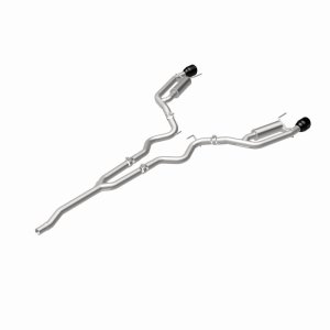 Ford Mustang Performance Exhaust - Rear - Magnaflow - Competition Series Cat-Back - Black Chrome - 2024+