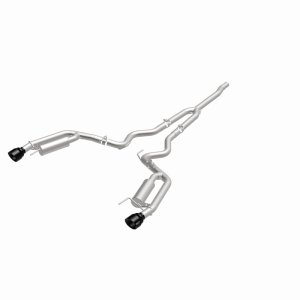 Ford Mustang Performance Exhaust - Rear - Magnaflow - Competition Series Cat-Back - Black Chrome - 2024+