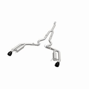 Ford Mustang Performance Exhaust - Rear - Magnaflow - Competition Series Cat-Back - Black Chrome - 2024+