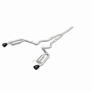 Ford Mustang Performance Exhaust - Rear - Magnaflow - Competition Series Cat-Back - Black Chrome - 2024+