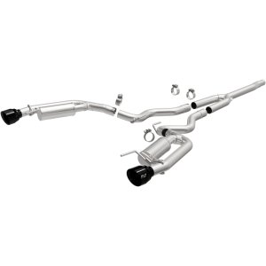 Ford Mustang Performance Exhaust - Rear - Magnaflow - Competition Series Cat-Back - Black Chrome - 2024+