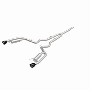 Ford Mustang Performance Exhaust - Rear - Magnaflow - Competition Series Cat-Back - Black Chrome - 2024+