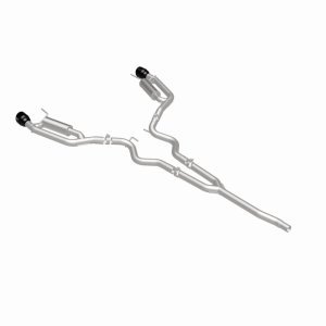 Ford Mustang Performance Exhaust - Rear - Magnaflow - Competition Series Cat-Back - Black Chrome - 2024+