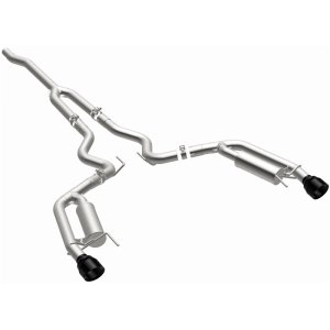 Ford Mustang Performance Exhaust - Rear - Magnaflow - Competition Series Cat-Back - Black Chrome - 2024+