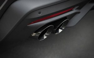 Ford Mustang Performance Exhaust - Quad Split Rear Exit - Magnaflow - Competition Series Cat-Back - Black Chrome - 2024+