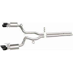 Ford Mustang Performance Exhaust - Rear - Magnaflow - Cat-Back Competition Series - Black Chrome - 2024+