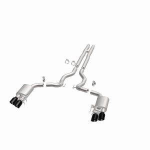 Ford Mustang Performance Exhaust - Rear - Magnaflow - Cat-Back Competition Series - Black Chrome - 2024+