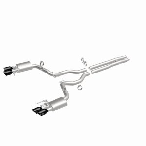 Ford Mustang Performance Exhaust - Rear - Magnaflow - Cat-Back Competition Series - Black Chrome - 2024+