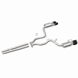 Ford Mustang Performance Exhaust - Rear - Magnaflow - Cat-Back Competition Series - Black Chrome - 2024+