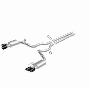 Ford Mustang Performance Exhaust - Rear - Magnaflow - Cat-Back Competition Series - Black Chrome - 2024+