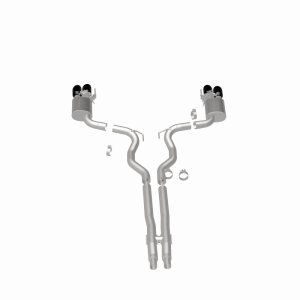 Ford Mustang Performance Exhaust - Rear - Magnaflow - Cat-Back Competition Series - Black Chrome - 2024+