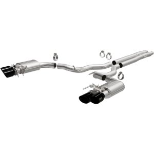 Ford Mustang Performance Exhaust - Rear - Magnaflow - Cat-Back Competition Series - Black Chrome - 2024+