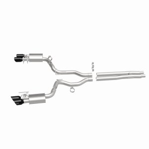 Ford Mustang Performance Exhaust - Rear - Magnaflow - Cat-Back Competition Series - Black Chrome - 2024+