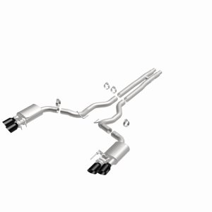 Ford Mustang Performance Exhaust - Rear - Magnaflow - Cat-Back Competition Series - Black Chrome - 2024+