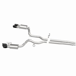 Ford Mustang Performance Exhaust - Rear - Magnaflow - Cat-Back Competition Series - Black Chrome - 2024+