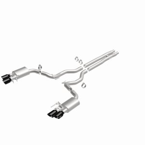 Ford Mustang Performance Exhaust - Rear - Magnaflow - Cat-Back Competition Series - Black Chrome - 2024+