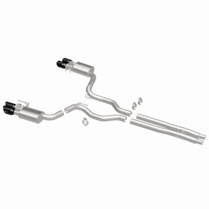 Ford Mustang Performance Exhaust - Rear - Magnaflow - Cat-Back Competition Series - Black Chrome - 2024+