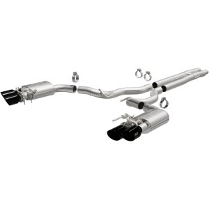 Ford Mustang Performance Exhaust - Rear - Magnaflow - Cat-Back Competition Series - Black Chrome - 2024+