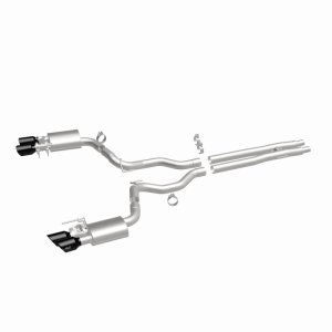 Ford Mustang Performance Exhaust - Rear - Magnaflow - Cat-Back Competition Series - Black Chrome - 2024+
