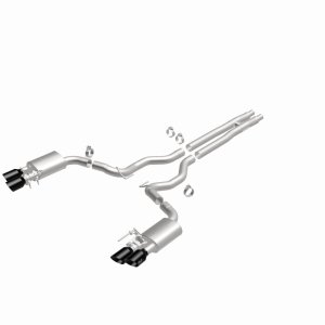 Ford Mustang Performance Exhaust - Rear - Magnaflow - Cat-Back Competition Series - Black Chrome - 2024+