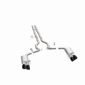 Ford Mustang Performance Exhaust - Rear - Magnaflow - Cat-Back Competition Series - Black Chrome - 2024+