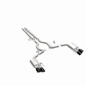 Ford Mustang Performance Exhaust - Rear - Magnaflow - Cat-Back Competition Series - Black Chrome - 2024+