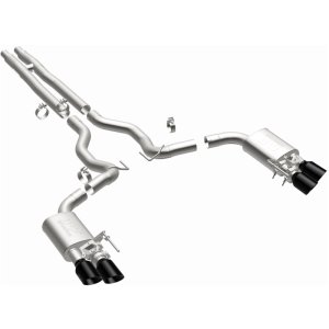 Ford Mustang Performance Exhaust - Rear - Magnaflow - Cat-Back Competition Series - Black Chrome - 2024+