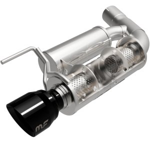 Ford Mustang Performance Exhaust - Rear - Magnaflow - Cat Back Competition Series - Black Chrome - 2024+