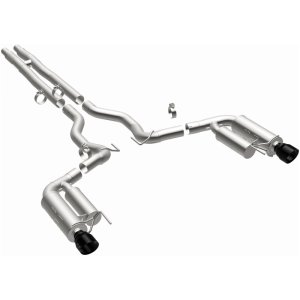 Ford Mustang Performance Exhaust - Rear - Magnaflow - Cat Back Competition Series - Black Chrome - 2024+