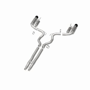 Ford Mustang Performance Exhaust - Rear - Magnaflow - Cat Back Competition Series - Black Chrome - 2024+
