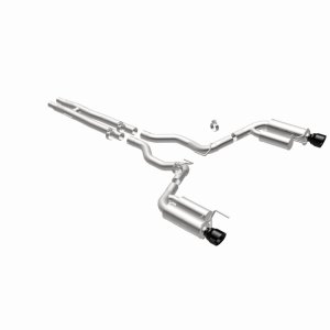 Ford Mustang Performance Exhaust - Rear - Magnaflow - Cat Back Competition Series - Black Chrome - 2024+