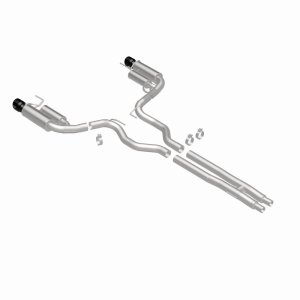 Ford Mustang Performance Exhaust - Rear - Magnaflow - Cat Back Competition Series - Black Chrome - 2024+