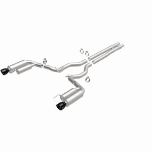 Ford Mustang Performance Exhaust - Rear - Magnaflow - Cat Back Competition Series - Black Chrome - 2024+