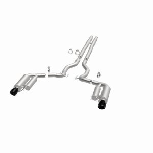 Ford Mustang Performance Exhaust - Rear - Magnaflow - Cat Back Competition Series - Black Chrome - 2024+