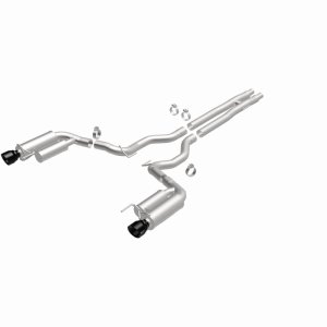 Ford Mustang Performance Exhaust - Rear - Magnaflow - Cat Back Competition Series - Black Chrome - 2024+