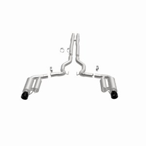 Ford Mustang Performance Exhaust - Rear - Magnaflow - Cat Back Competition Series - Black Chrome - 2024+